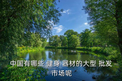 中国有哪些 健身 器材的大型 批发 市场呢