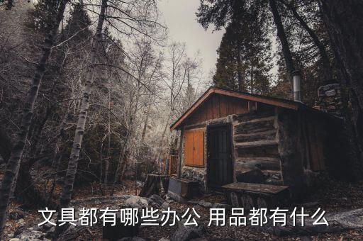文体文具用品有哪些,文具和工具用品被列入办公用品清单