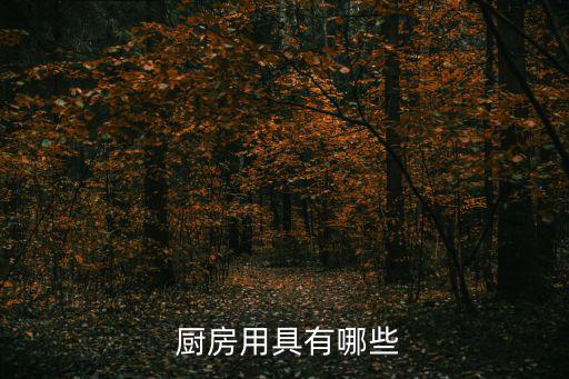  厨房用具有哪些