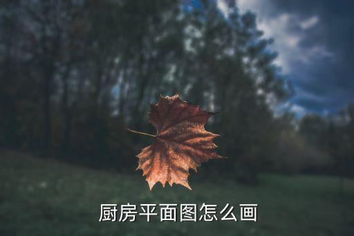  厨房平面图怎么画