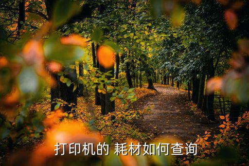 打印机耗材清单明细表图片,这些打印机怎么用?