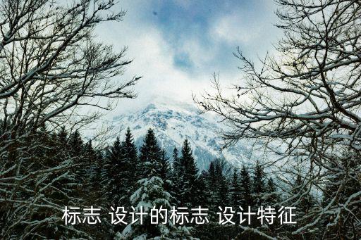 标志 设计的标志 设计特征