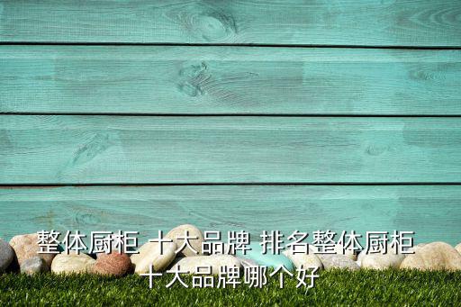 整体厨柜 十大品牌 排名整体厨柜 十大品牌哪个好