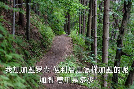 我想加盟罗森 便利店是怎样加盟的呢加盟 费用是多少
