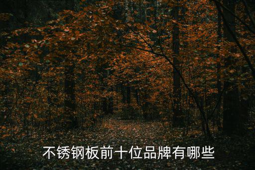  不锈钢板前十位品牌有哪些