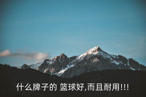 什么牌子的 篮球好,而且耐用!!!