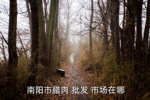  南阳市腊肉 批发 市场在哪