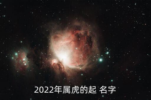 2022年属虎的起 名字