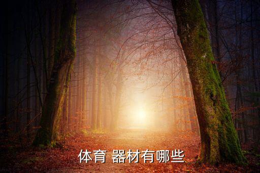  体育 器材有哪些