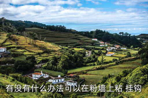 有没有什么办法可以在粉墙上粘 挂钩