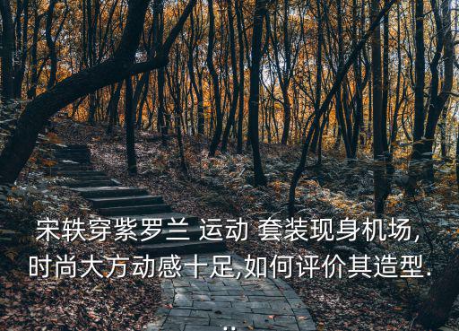 宋轶穿紫罗兰 运动 套装现身机场,时尚大方动感十足,如何评价其造型...