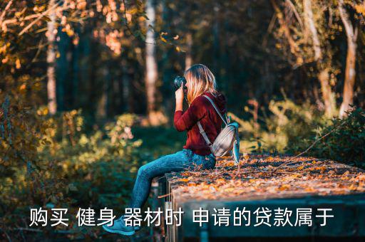 购买 健身 器材时 申请的贷款属于