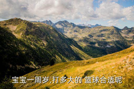 宝宝一周岁,打多大的 篮球合适呢