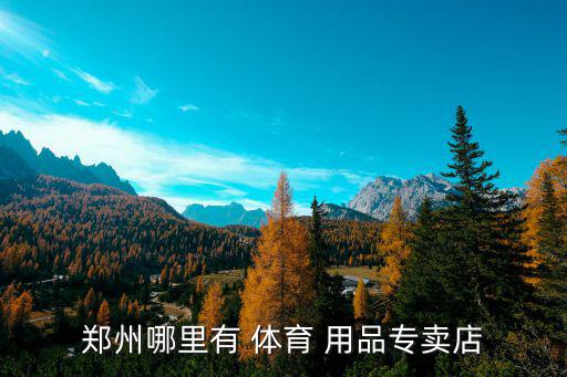 卖体育用品的店在哪个地方,体育用品店有哪些?