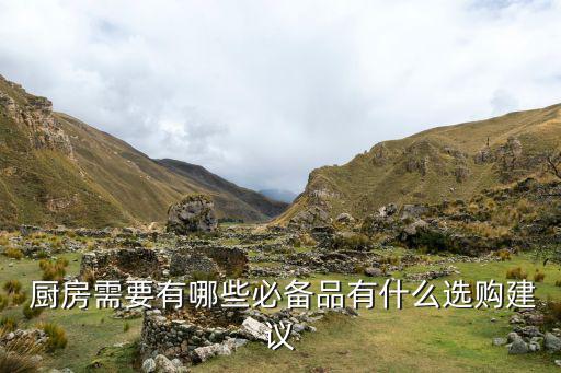  厨房需要有哪些必备品有什么选购建议