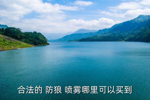 防狼喷雾购买网站推荐