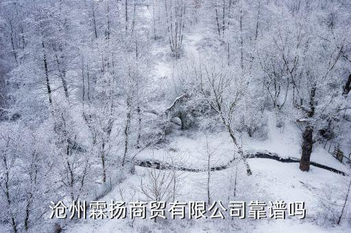  沧州霖扬商贸有限公司靠谱吗