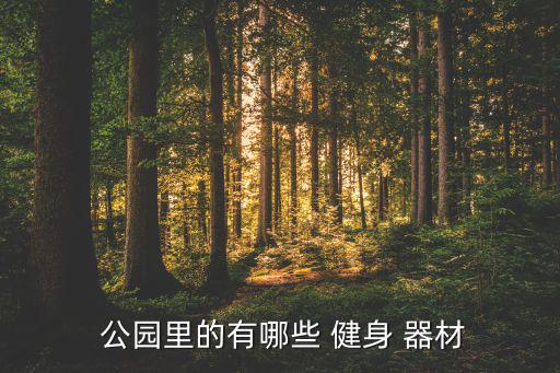 公园健身器材名称及图片用法,公园里常见的健身器材名称及图片