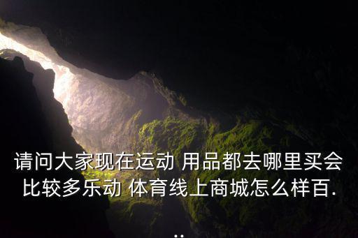 请问大家现在运动 用品都去哪里买会比较多乐动 体育线上商城怎么样百...