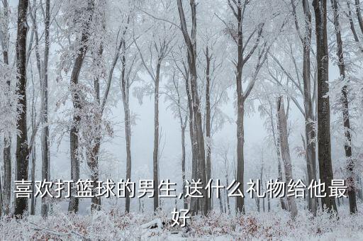 喜欢打篮球的男生,送什么礼物给他最好