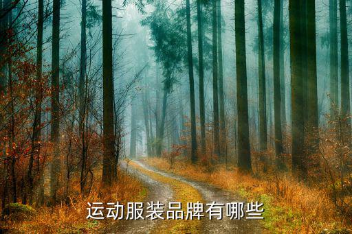 运动服装品牌有哪些
