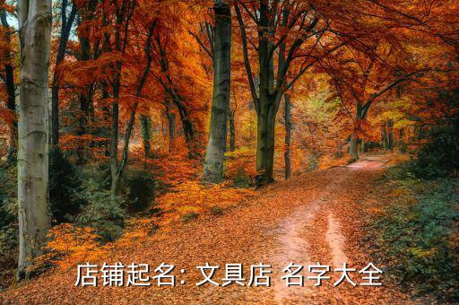 文具店取什么名字好,开文具店取什么名字大全