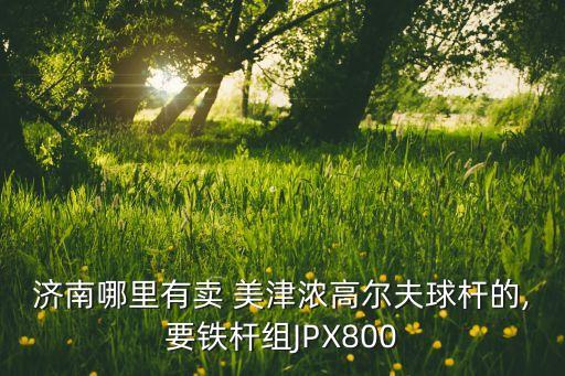 济南哪里有卖 美津浓高尔夫球杆的,要铁杆组JPX800