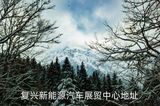 复兴新能源汽车展贸中心地址