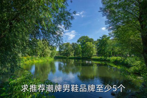 求推荐潮牌男鞋品牌至少5个
