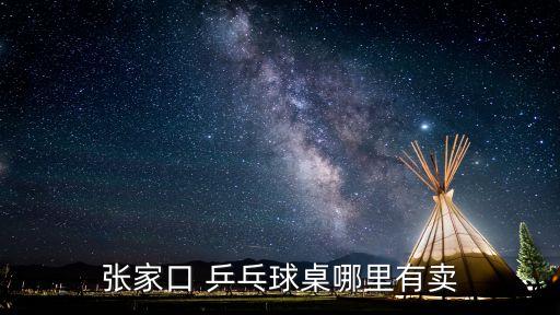 张家口 乒乓球桌哪里有卖