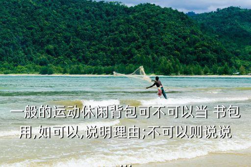 一般的运动休闲背包可不可以当 书包用,如可以,说明理由;不可以则说说...
